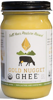 GOLD NUGGET GHEE: Ghee Butter Traditional Pastured Raised, 8 oz