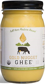 GOLD NUGGET GHEE: Ghee Butter Traditional Pastured Raised, 16 oz