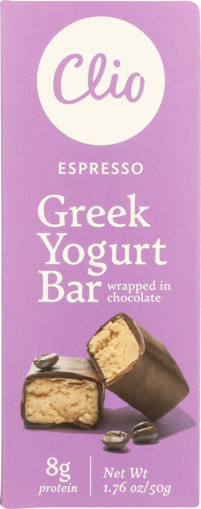 CLIO: Espresso Greek Yogurt Bar, 1.76 oz