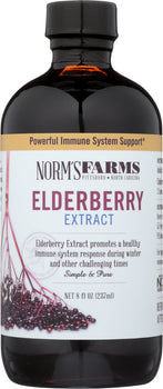 NORMS FARMS: Extract Elderberry, 8 fo