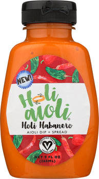 HOLI AIOLI: Sauce Aioli Habanero, 9 fo