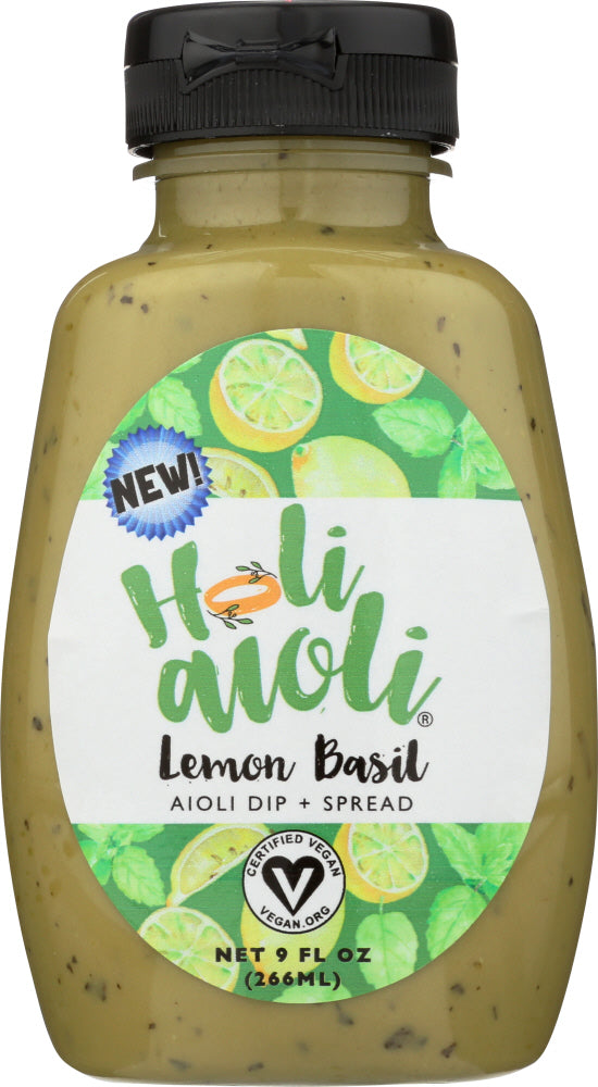 HOLI AIOLI: Sauce Aioli Lemon Basil, 9 fo