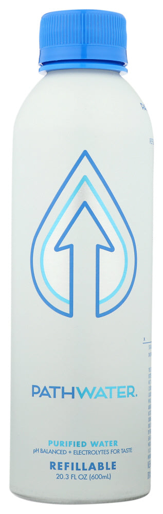 PATHWATER: Water Purified Aluminum Bottle, 20.3 oz