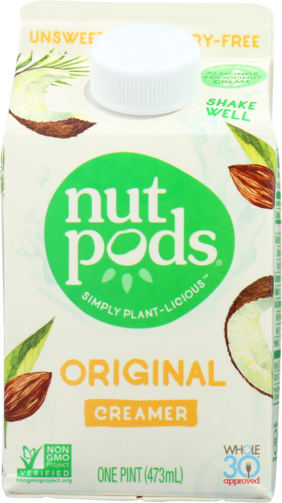 NUT PODS: Original Unsweetened Creamer, 16 oz