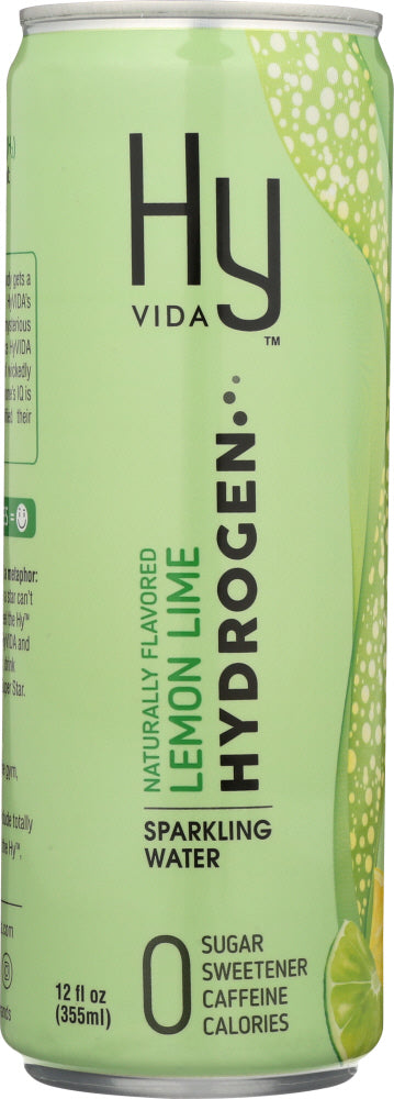 HYVIDA: Water Sparkling Lemon Lime, 12 fo