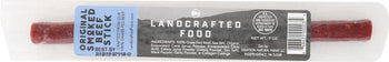 LANDCRAFTED FOOD: Beef Sticks Original Smoked, 0.9 oz