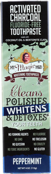 MY MAGIC MUD: Toothpaste Charcoal Peppermint, 4 oz