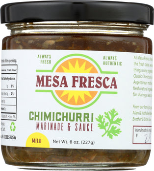 MESA FRESCA: Classic Chimichurri Sauce, 8 oz