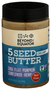 BEYOND THE EQUATOR: Butter 5 Seed Creamy, 16 oz