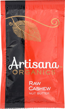 ARTISANA: Organic Raw Cashew Nut Butter, 1.06 oz