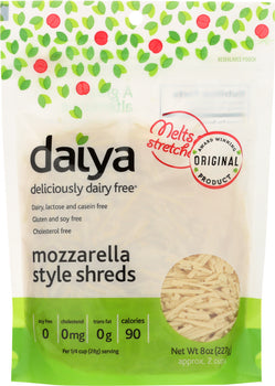 DAIYA: Mozzarella Style Shreds, 8 oz