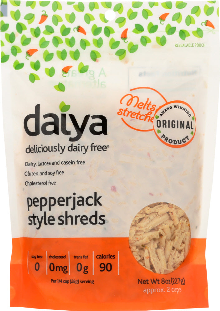 DAIYA: Pepperjack Style Shreds, 8 oz