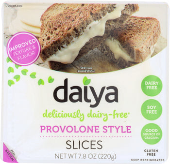 DAIYA: Deliciously Dairy Free Provolone Style Slices, 7.8 oz