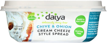 DAIYA: Chive & Onion Cream Cheese Style Spread, 8 oz