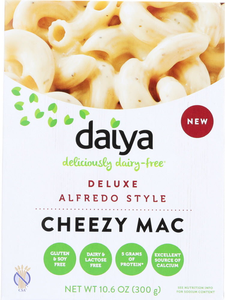 DAIYA: Alfredo Style Cheezy Mac Deluxe, 10.6 oz