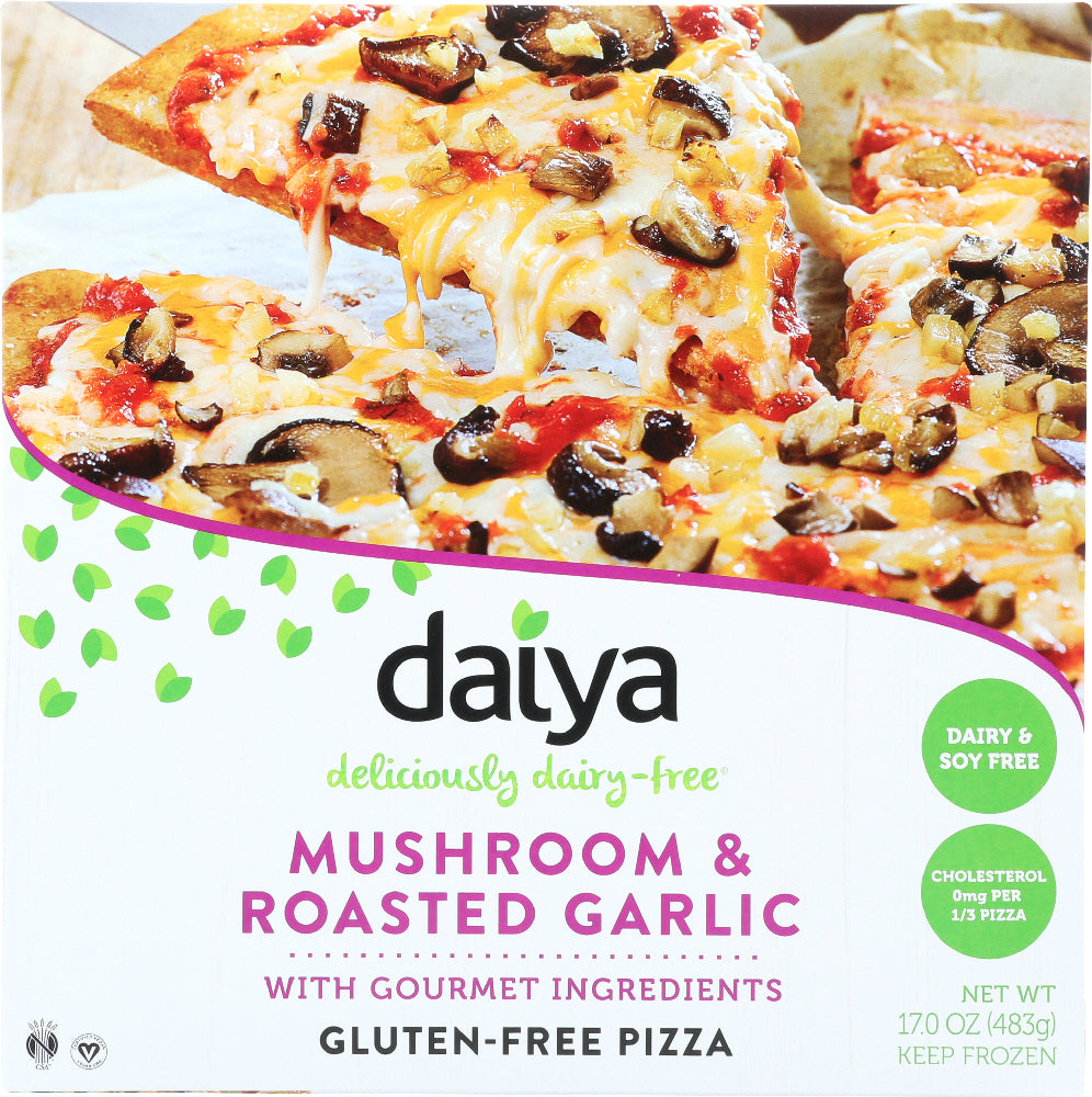 DAIYA: Mushroom and Roasted Garlic Pizza, 17 oz