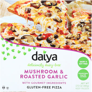 DAIYA: Mushroom and Roasted Garlic Pizza, 17 oz