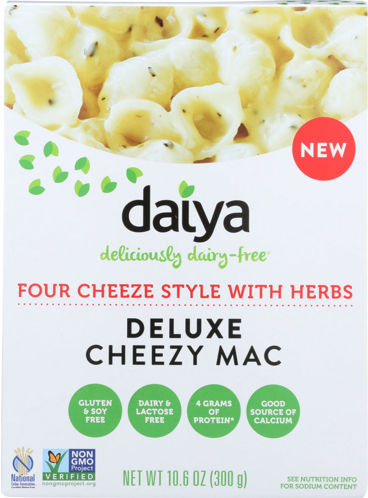 DAIYA: 4 Cheeze Style With Herbs Deluxe Cheezy Mac, 10.6 oz