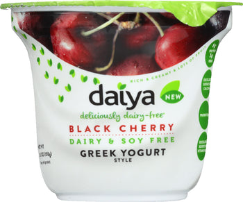 DAIYA: Black Cherry Greek Yogurt Alternative, 5.3 oz