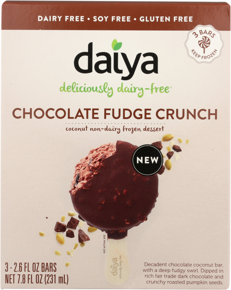 DAIYA: Chocolate Fudge Crunch Bar, 7.8 oz