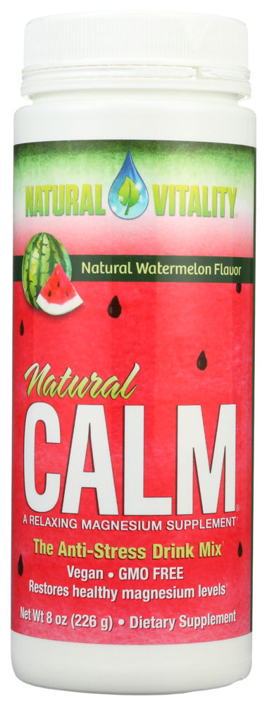 NATURAL VITALITY: Calm Watermelon Flavor Drink Mix, 8 oz