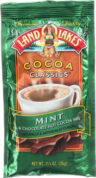 LAND O LAKES: Mint and Chocolate Cocoa Mix, 1.25 oz