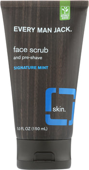 EVERY MAN JACK: Scrub Face Signature Mint, 5 oz