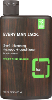 EVERY MAN JACK: 2-in-1 Thickening Shampoo + Conditioner, 13.5 oz