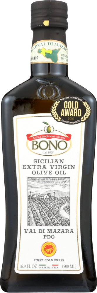 BONO: Sicilian Extra Virgin Olive Oil, 0.5 lt