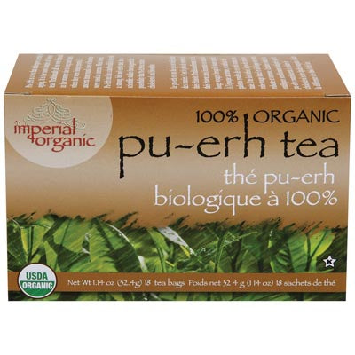 IMPERIAL ORGANIC: Tea Pu-Erh Organic, 18 bg