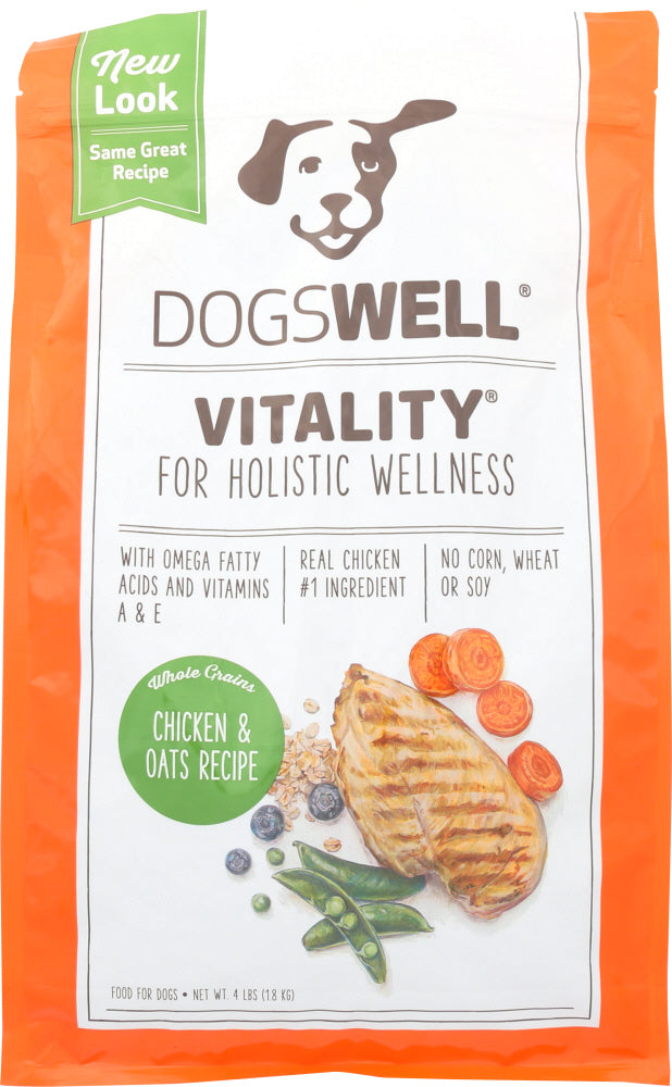 DOGSWELL: Treat Vitality Chicken and Oats, 4 lb