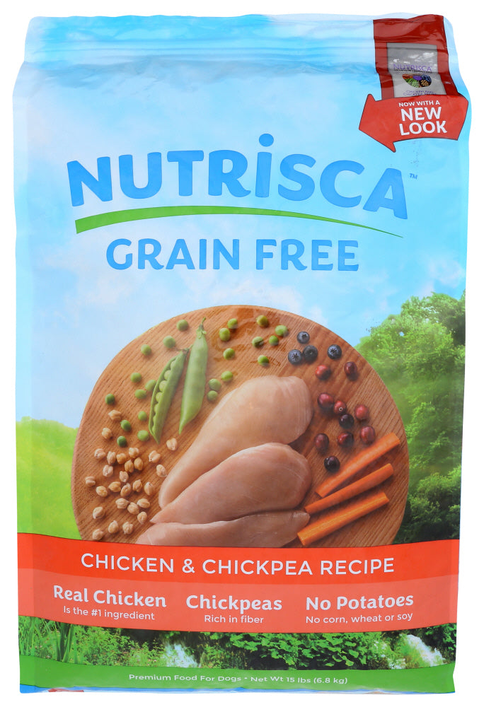 DOGSWELL: Nutrisca Chicken Chickpea, 15 lb