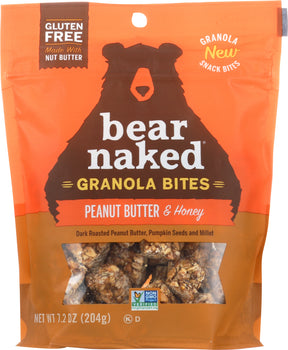 BEAR NAKED: Granola Bites Peanut Butter & Honey, 7.2 oz