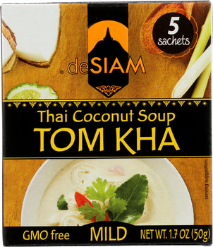 DESIAM: Tom Kha Thai Coconut Soup Instant, 1.7 oz