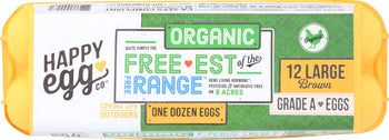 HAPPY EGG: Organic Free Range Eggs, 1 dz