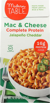 MODERN TABLE: Mac N Cheese Protein Jalapeno, 6.52 oz