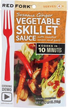 RED FORK: Sesame Ginger Vegetable Skillet Sauce, 4 oz