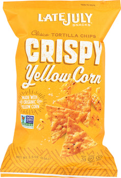 LATE JULY SNACKS: Clasico Tortilla Chips Crispy Yellow Corn, 5.5 oz