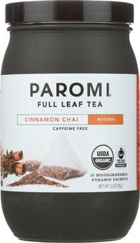 PAROMI TEA: Tea Cinnamon Chai Organic, 15 bg