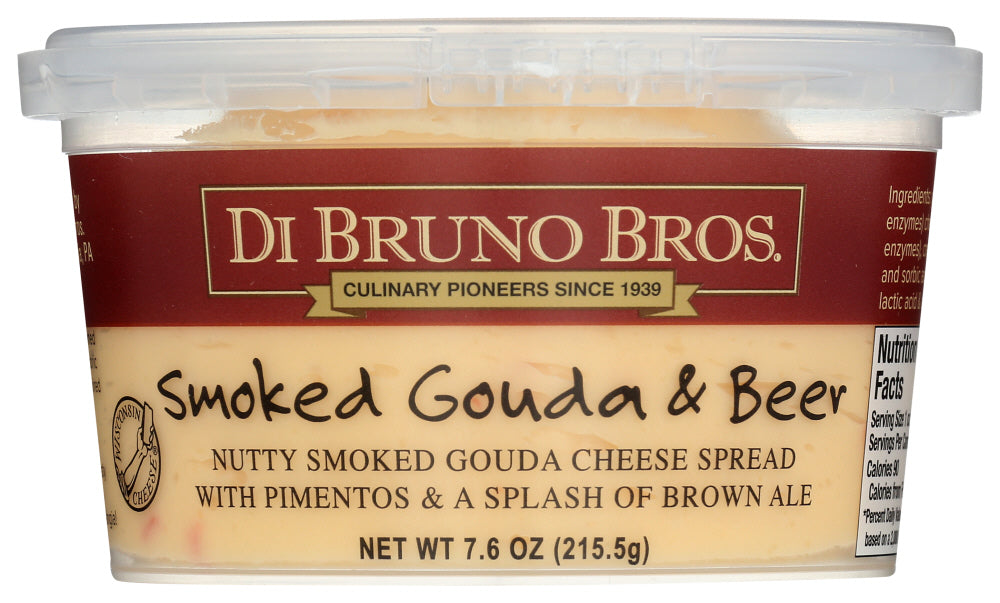 DIBRUNO: Smoked Gouda & Beer Spread, 7.6 oz