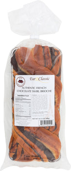 EUROCLASSIC: Authentic French Chocolate Swirl Brioche, 14.11 oz