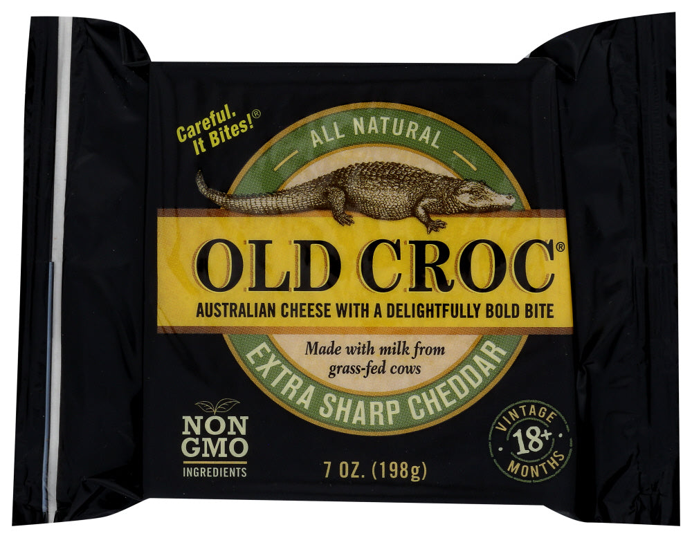 OLD CROC: All Natural Extra Sharp Cheddar Cheese, 7 oz