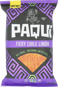 PAQUI: Fiery Chile Limon Tortilla Chip, 7 oz
