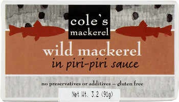 COLES: Mackerel Piripiri, 3.2 oz