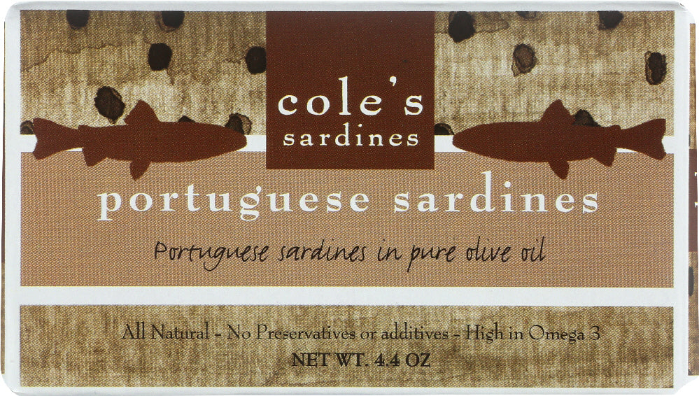 COLES: Sardines Olive Oil, 4.4 oz