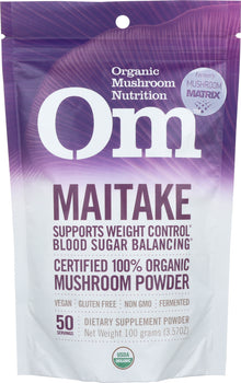 OM ORGANIC MUSHROOM NUTRITION: Maitake Mushroom, 100 gm