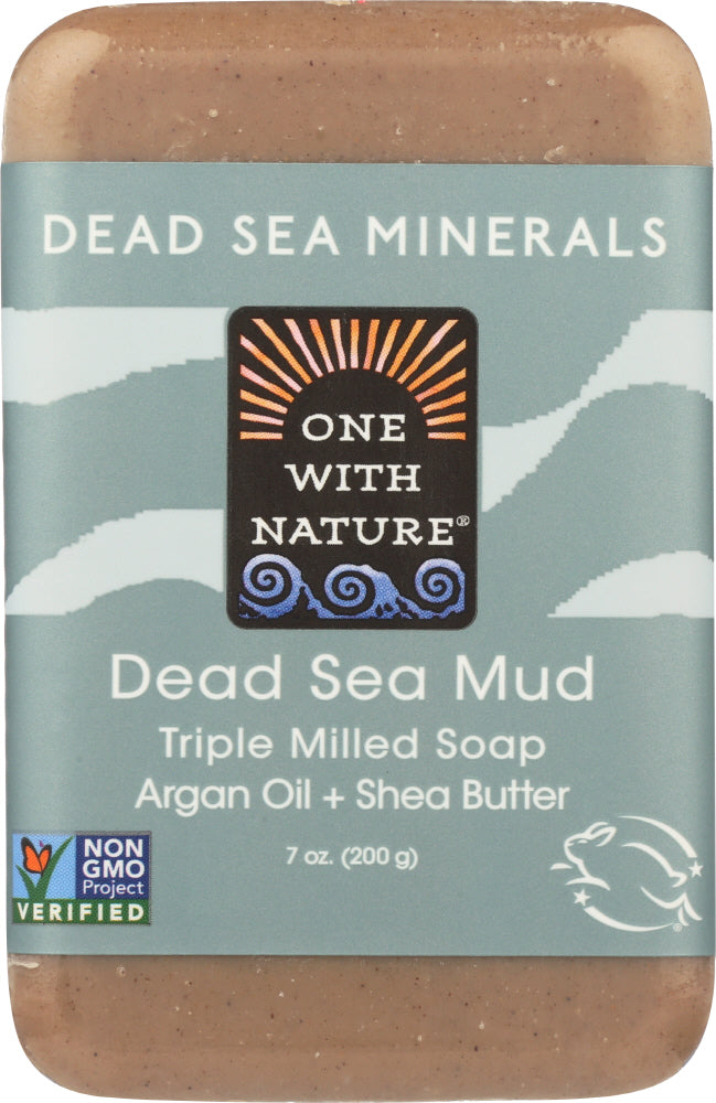 ONE WITH NATURE: Dead Sea Mud Minerals Soap Bar, 7 oz