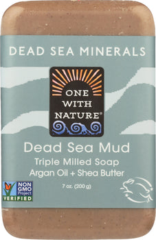 ONE WITH NATURE: Dead Sea Mud Minerals Soap Bar, 7 oz