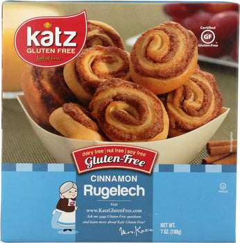 KATZ: Gluten Free Cinnamon Rugelech, 7 oz