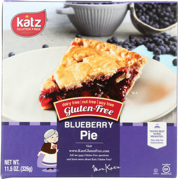 KATZ: Gluten Free Blueberry Pie, 11.5 oz